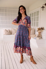 Eve Lace Midi Dress - Laney