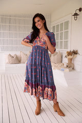 Eve Lace Midi Dress - Laney