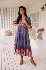 Eve Lace Midi Dress - Laney