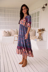 Eve Lace Midi Dress - Laney