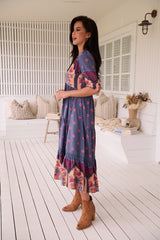 Eve Lace Midi Dress - Laney