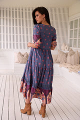 Eve Lace Midi Dress - Laney