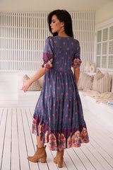 Eve Lace Midi Dress - Laney