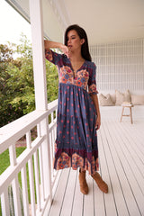 Eve Lace Midi Dress - Laney