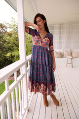 Eve Lace Midi Dress - Laney