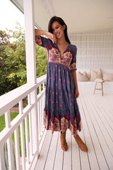 Eve Lace Midi Dress - Laney