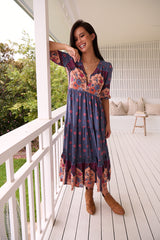 Eve Lace Midi Dress - Laney