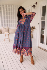 Boheme Midi Dress - Laney