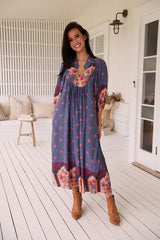 Boheme Midi Dress - Laney