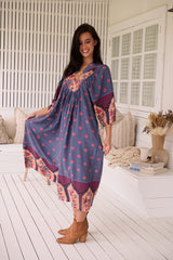 Boheme Midi Dress - Laney