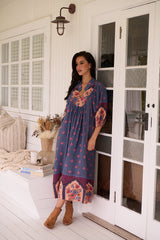 Boheme Midi Dress - Laney