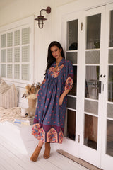 Boheme Midi Dress - Laney