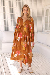 Tia Midi Dress - Natalia