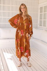 Tia Midi Dress - Natalia