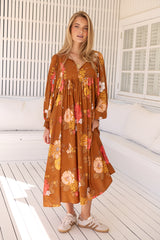 Tia Midi Dress - Natalia