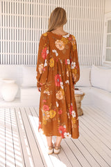 Tia Midi Dress - Natalia