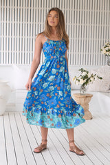 Natalia Midi Dress - Love In Mist