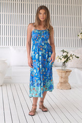 Natalia Midi Dress - Love In Mist