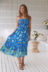 Natalia Midi Dress - Love In Mist