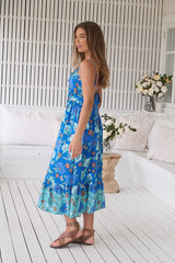 Natalia Midi Dress - Love In Mist