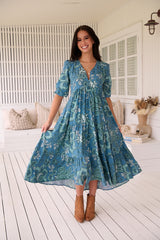 Eve Midi Dress - Serenade