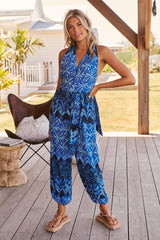 Libby Jumpsuit - Tranquil Tides
