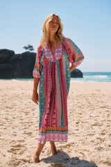 Boheme Midi Dress - Cedella