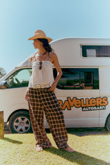 Austin Flannel Pant - Chocolate