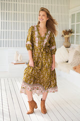 Mila Midi Dress - Amalie