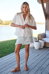 Sierra Top - White Poppy