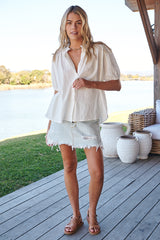 Sierra Top - White Poppy