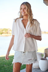 Sierra Top - White Poppy