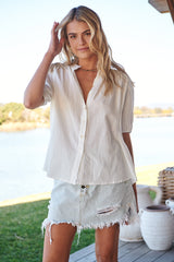 Sierra Top - White Poppy