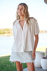 Sierra Top - White Poppy