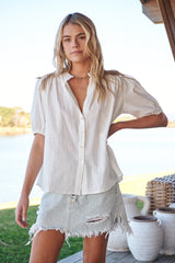 Sierra Top - White Poppy