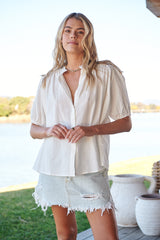 Sierra Top - White Poppy