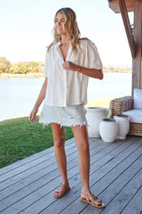 Sierra Top - White Poppy