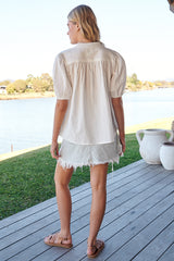 Sierra Top - White Poppy