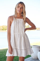 Lux Mini Dress White - Palmetto