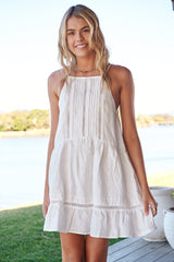 Lux Mini Dress White - Palmetto
