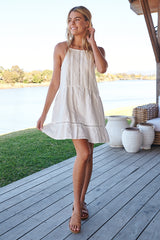 Lux Mini Dress White - Palmetto