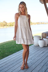 Lux Mini Dress White - Palmetto