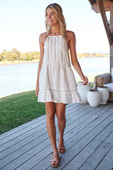 Lux Mini Dress White - Palmetto