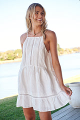 Lux Mini Dress White - Palmetto