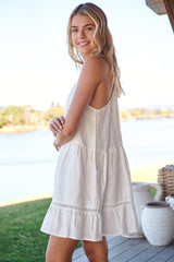 Lux Mini Dress White - Palmetto