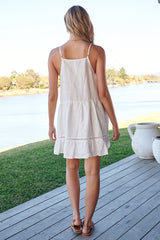 Lux Mini Dress White - Palmetto