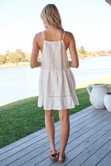Lux Mini Dress White - Palmetto
