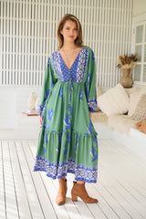 Willa Midi Dress - Bluebird