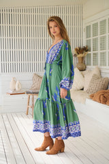 Willa Midi Dress - Bluebird