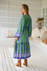 Willa Midi Dress - Bluebird